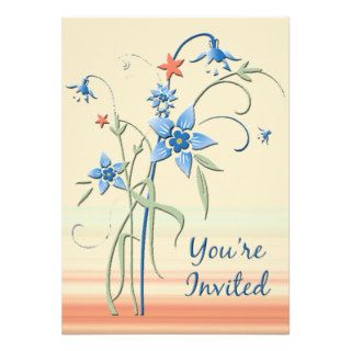Wild Flowers   Bridal Shower  Invitation