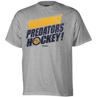 Reebok Nashville Predators Blazing Speed T Shirt   Gray  Sports Fan Apparel  Sports & Outdoors