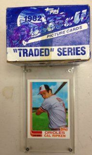 1982 Topps Traded Complete Factory Baseball Set 1 132 w/ Cal Ripken, Jr Rookie at 's Sports Collectibles Store