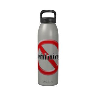Glass No Whining Reusable Water Bottles