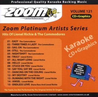 Zoom Karaoke CD+G   Platinum Artists 121 Lionel Richie & The Commodores Music
