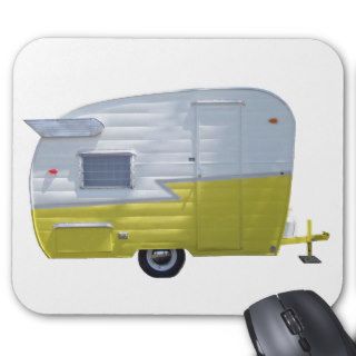 Vintage Shasta Compact Trailer mouse pad