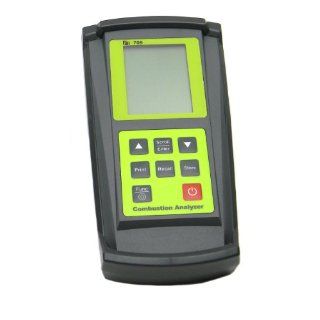 TPI 709A740C1 Combustion Efficiency Analyzer with Infrared Printer and Sulfur Filter, 3 x AA Batteries, 3 Line Backlit LCD Display, 14 to 122 Degree F Leak Detection Tools