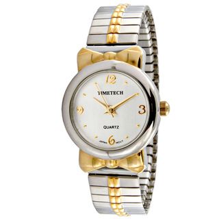 Timetech Women's Two tone Expansion Watch Timetech Women's Timetech Watches