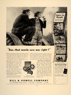 1937 Ad Bell & Howell Power on Parade Filmosound 138   Original Print Ad  