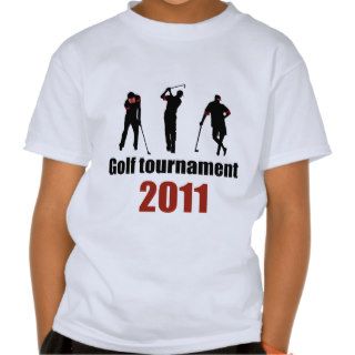 Golf tournament   RED Tee Shirt