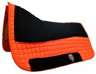 Purple Correction Saddle Pad / Western Saddle Pad with Removable Shims / Nytro Gel Inserts (Purple)  Sports & Outdoors