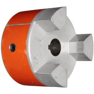 Lovejoy 11741 Size L110 Standard Jaw Coupling Hub, Sintered Iron, Inch, 1.125" Bore, 3.32" OD, 1.68" Length Through Bore, 2268 in lbs Max Nominal Torque, 0.25" x 0.125" Keyway Spider Couplings