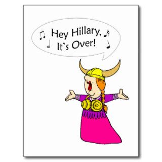 Goodbye Hillary Postcard