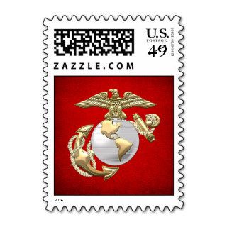 USMC Eagle, Globe & Anchor (EGA) [3D] Postage