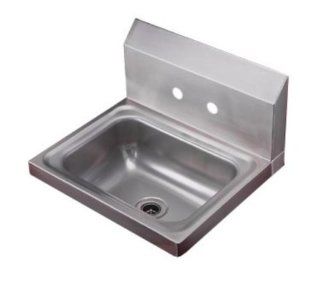 Polar Ware 141 0C Yukon Hand Sink, Wall Mount, Stainless Steel, Each   Single Bowl Sinks  