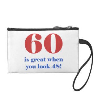 60th Birthday Humor Gifts Coin Wallets