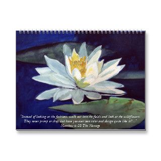 WaterLily, "Instead of looking at the fashions,Wall Calendars