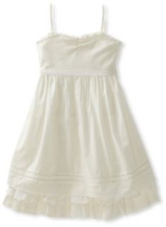 Oilily Girls 7 16 Toosje Sundress Skirt, White, 8/128 Dresses Clothing