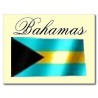 Bahamas Flag T shirt And Etc Post Cards