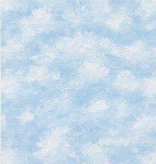 Brewster 143 JJ6850 Kidding Around Clouds Wallpaper, 20.5 Inch by 396 Inch, Blue    