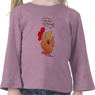 Funny Chicken Cartoon T Shirt  Cartoon Chicken T