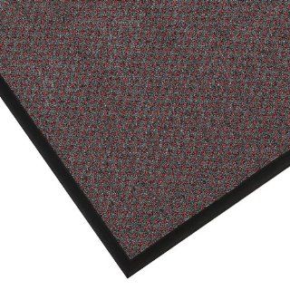 Notrax 145 Preference Entrance Mat, for Inside Foyer Area and Main Entranceways, 3' Width x 5' Length x 5/16" Thickness, Red/Black Floor Matting