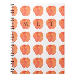 Apple Monogramed Journal