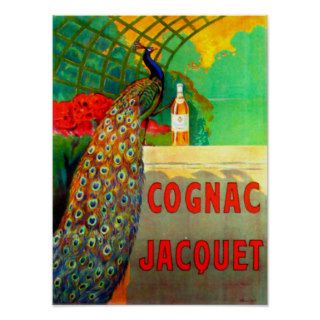 Cognac Jacquet Vintage Advertising Poster