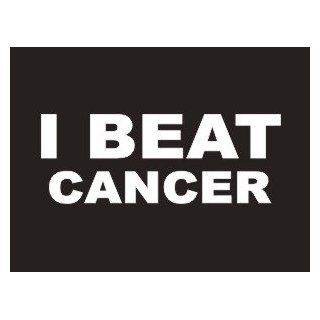 #149 I Beat Cancer Bumper Sticker / Vinyl Decal Automotive