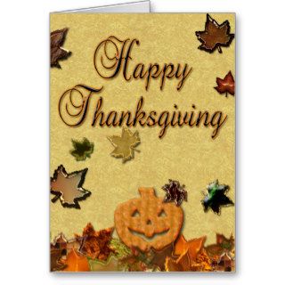 Happy Thanksgiving   Greeting Card