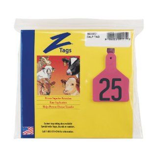 Z Tags 1 Piece Pre Numbered Hot Stamp Tags for Calves, Numbers from 151 to 175, Pink  Livestock Handling Supplies  Patio, Lawn & Garden