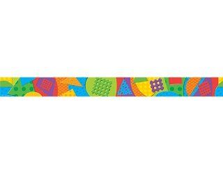 Teacher Created Resources Abstract Design Border Trim, Multi Color (4062)  Themed Classroom Displays And Decoration 