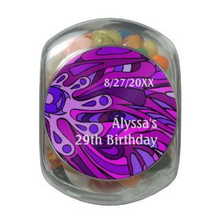Purple Eight Event Jelly Belly Candy Jar
