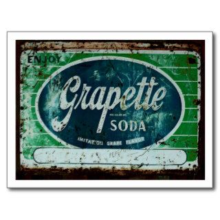 Grapette Soda Postcard