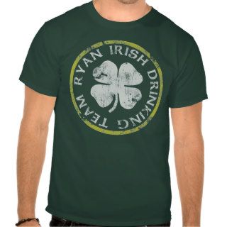 Ryan Irish Drinking Team T Shirt