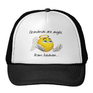 Grandmas Are Angels Heaven Hat