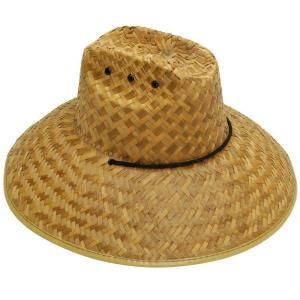 Mens Straw Hat in Brown MS0001