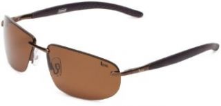 Coleman Convertible Polarized Rimless Sunglasses,Matte Brown,139 mm Clothing