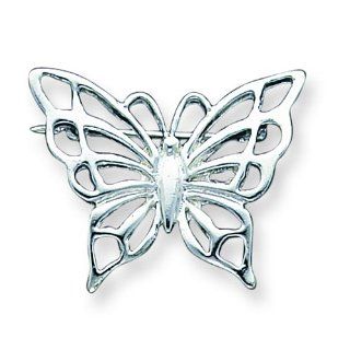 Sterling Silver Butterfly Pin Brooches And Pins Jewelry