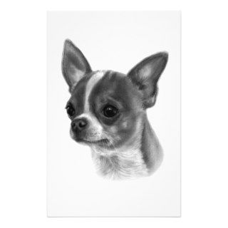 Chihuahua Drawing Custom Stationery