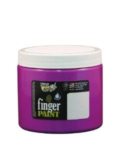 Handy Art by Rock Paint 241 159 Washable Finger Paint, 1, Fluorescent Violet, 16 Ounce  