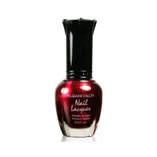 1 Kleancolor Nail Polish Lacquer #161 Metallic Red Manicure + Free Earring Gift  Beauty
