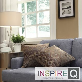 INSPIRE Q Clybourn 18 inch Toss Oval Chain Accent Pillow (Set of 2) INSPIRE Q Throw Pillows