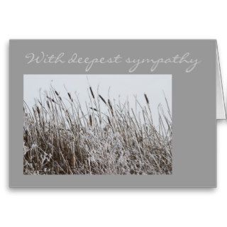 With deepest sympathy cards