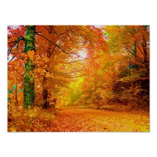 Vermont Autumn Nature Landscape Posters