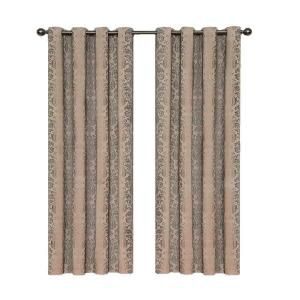 Eclipse Nadya Blackout Linen Polyester Curtain Panel, 95 in. Length 12996052095LIN
