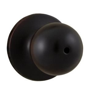 Weslock Reliant Privacy Hudson Knob in Oil Rubbed Bronze 00210G1G1FR20