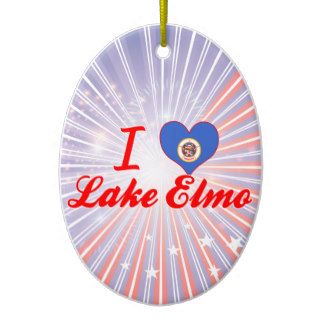 I Love Lake Elmo, Minnesota Ornament