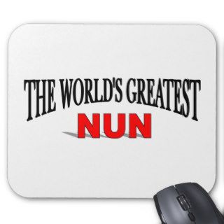 The World's Greatest Nun Mouse Mats