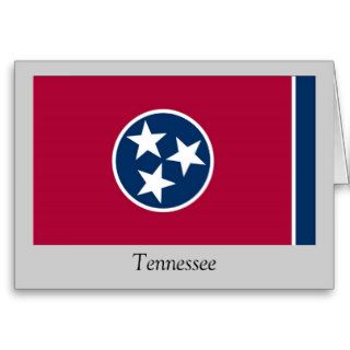 Tennessee State Flag Cards