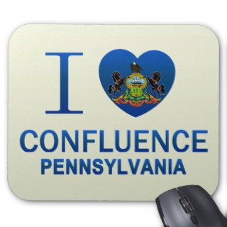 I Love Confluence, PA Mousepads