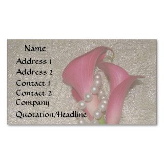 Calla Lily Pearls Business Card