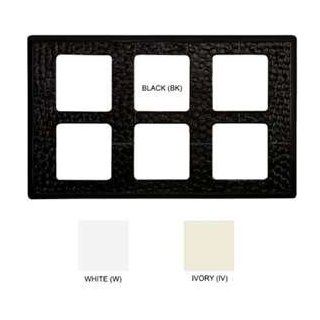 GET White Tile With 6 Cut Outs For ML 148 Square Crocks   21 1/2" X 13"   Home And Garden Products