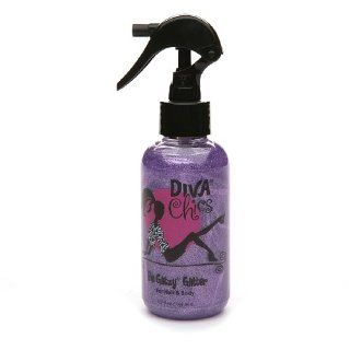 Diva Chics Be Glitzy Glitter for Hair & Body, Purple 5.2 fl oz (148 ml) Health & Personal Care